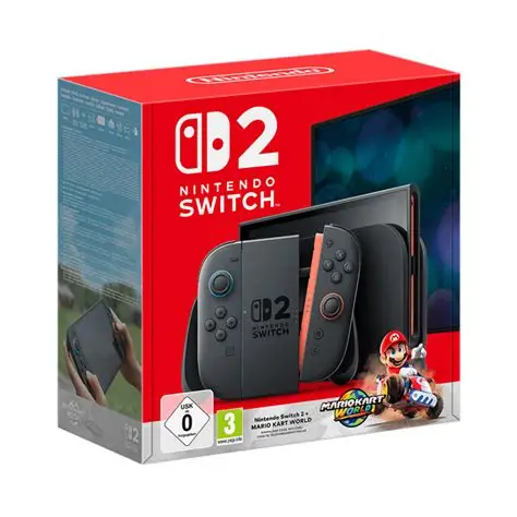 Nintendo Switch 2 Bundle With Mario Game