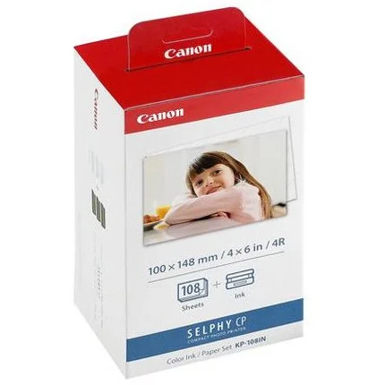 Canon Selphy CP Sheets+lnk KP-108IN
