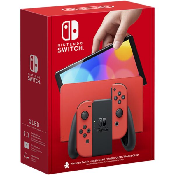 Nintendo Switch OLED 瑪利歐亮麗紅